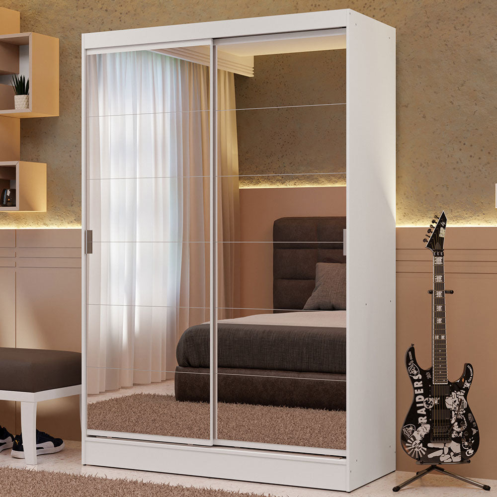 Closet Luke 2 Puertas Corredizas con Espejos