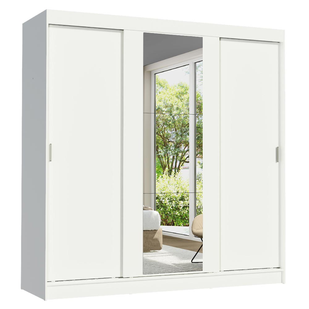 Closet Reno 3 Puertas Corredizas 1 Espejo