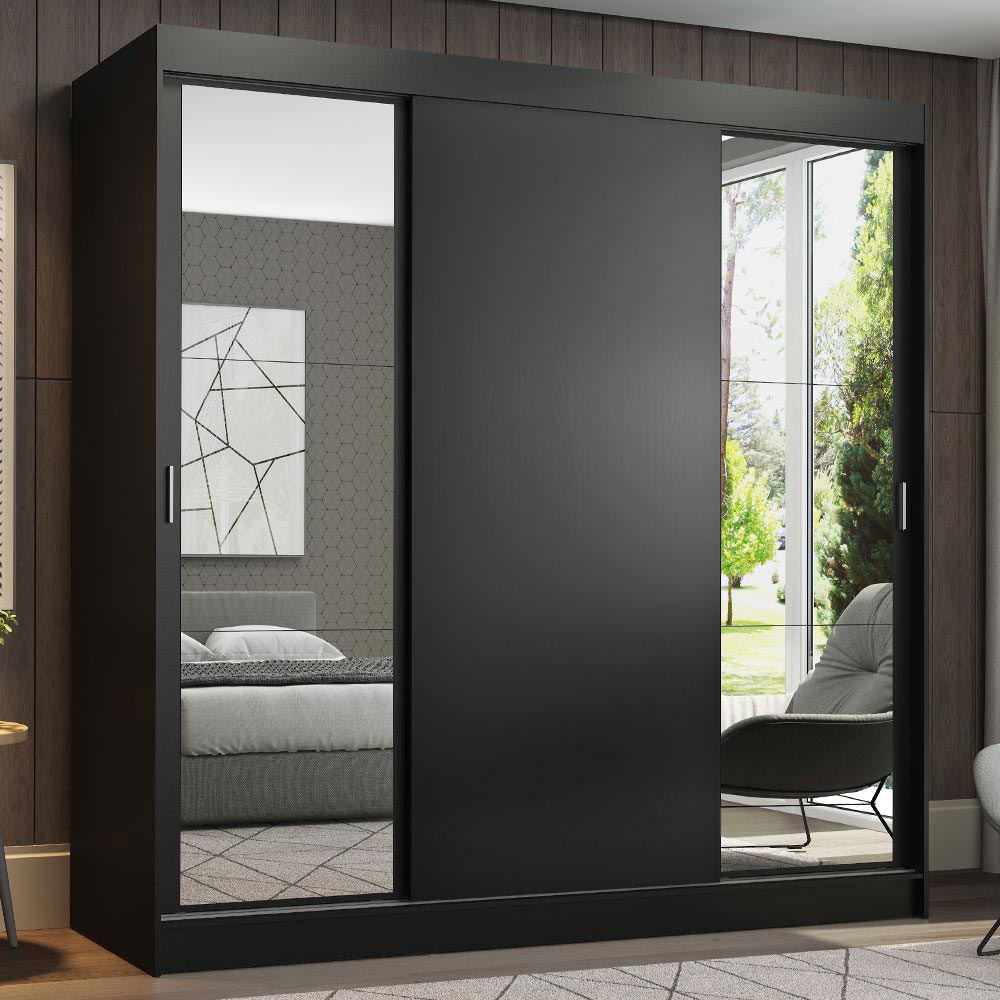 Closet Reno 3 Puertas Corredizas 2 Espejos