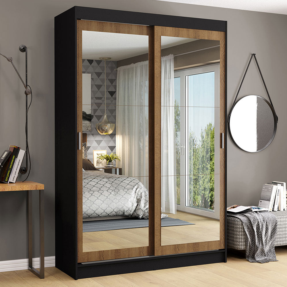 Closet Tokio 2 Puertas Corredizas con Espejos