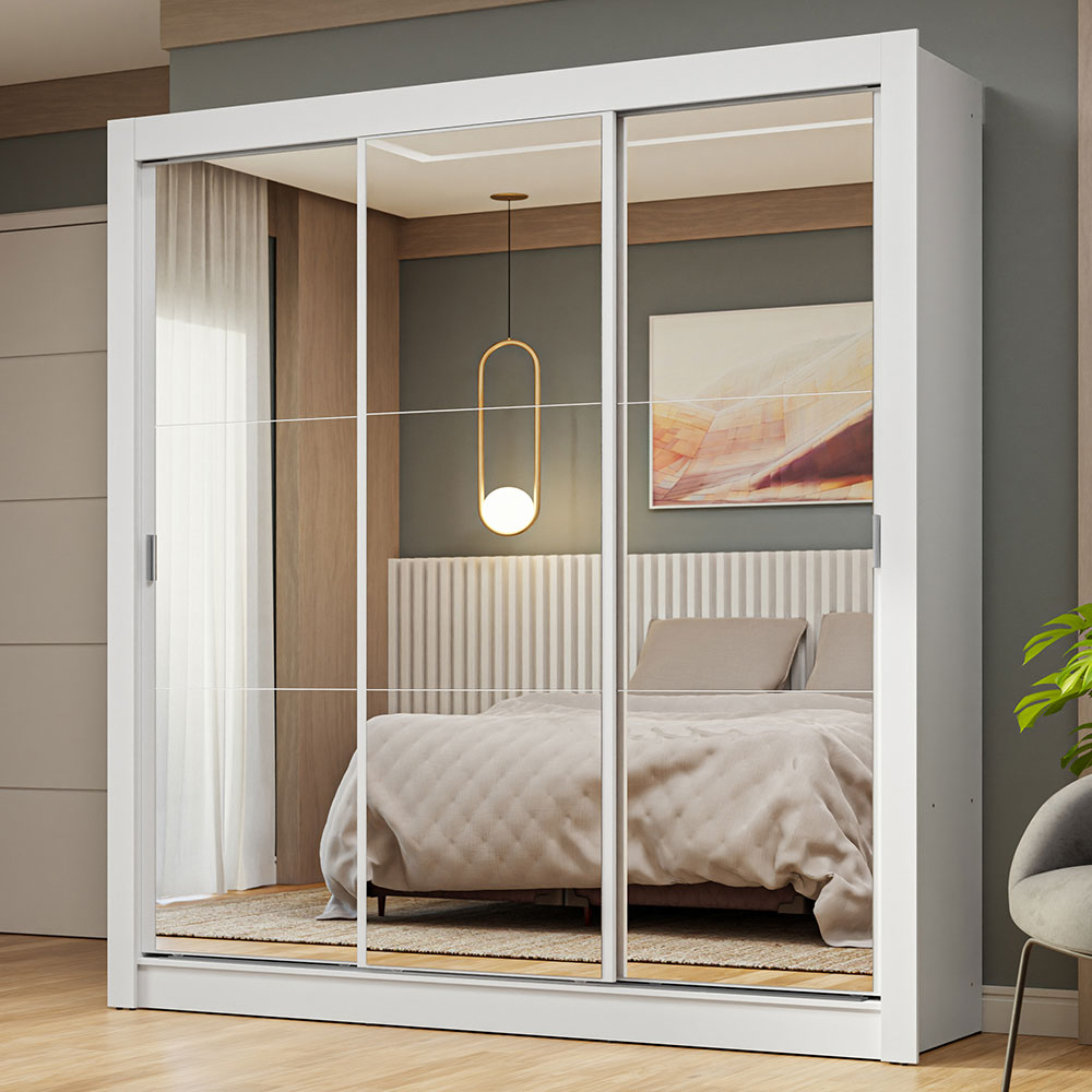 Closet Nobre 3 Puertas Corredizas con Espejos