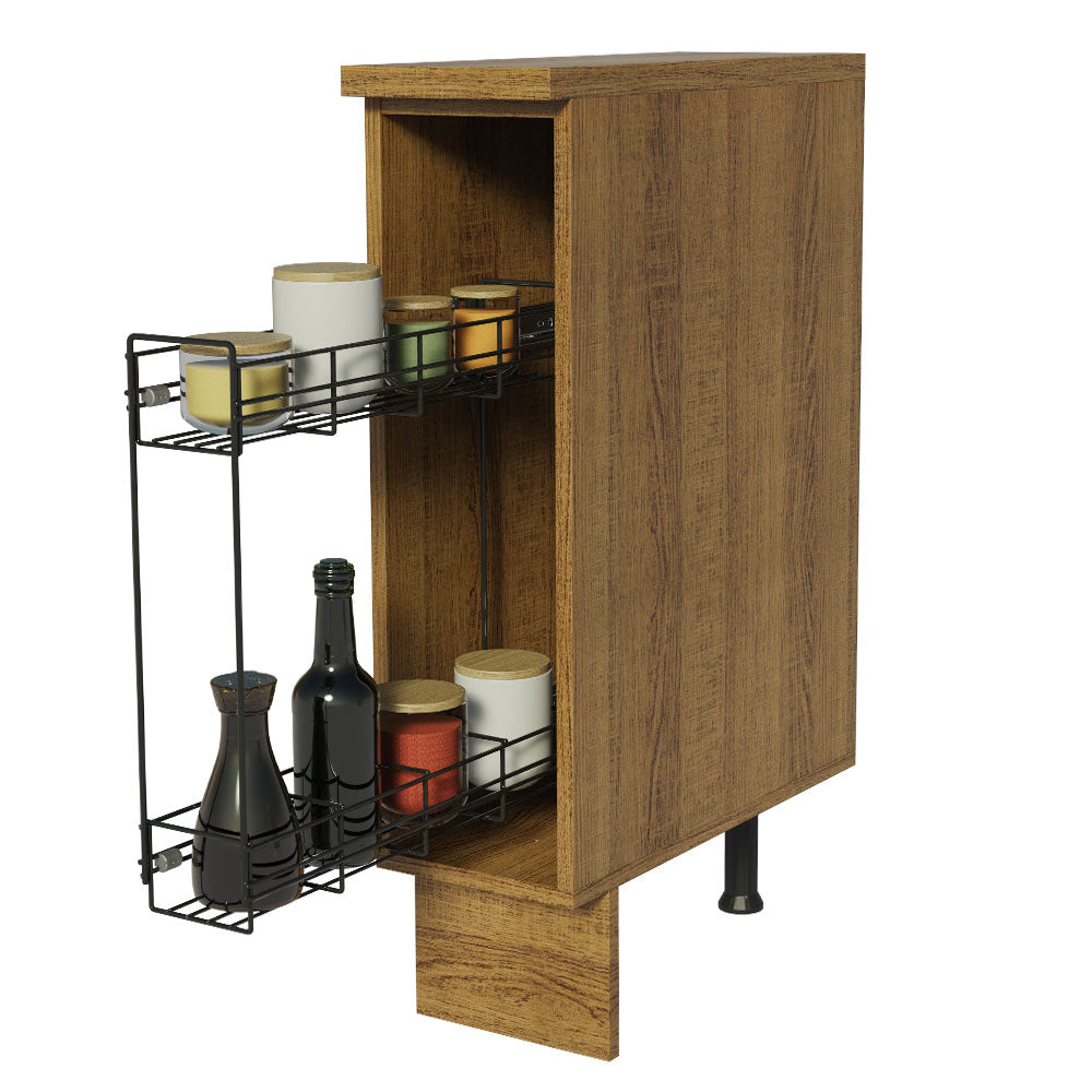 Mueble de Cocina Bajo Portacondimentos Glamy, Agata y Stella 20 cm