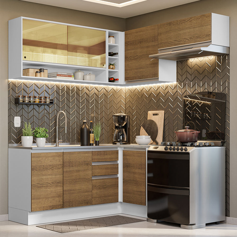 Cocina Integral de Esquina Glamy 3.50 m 06