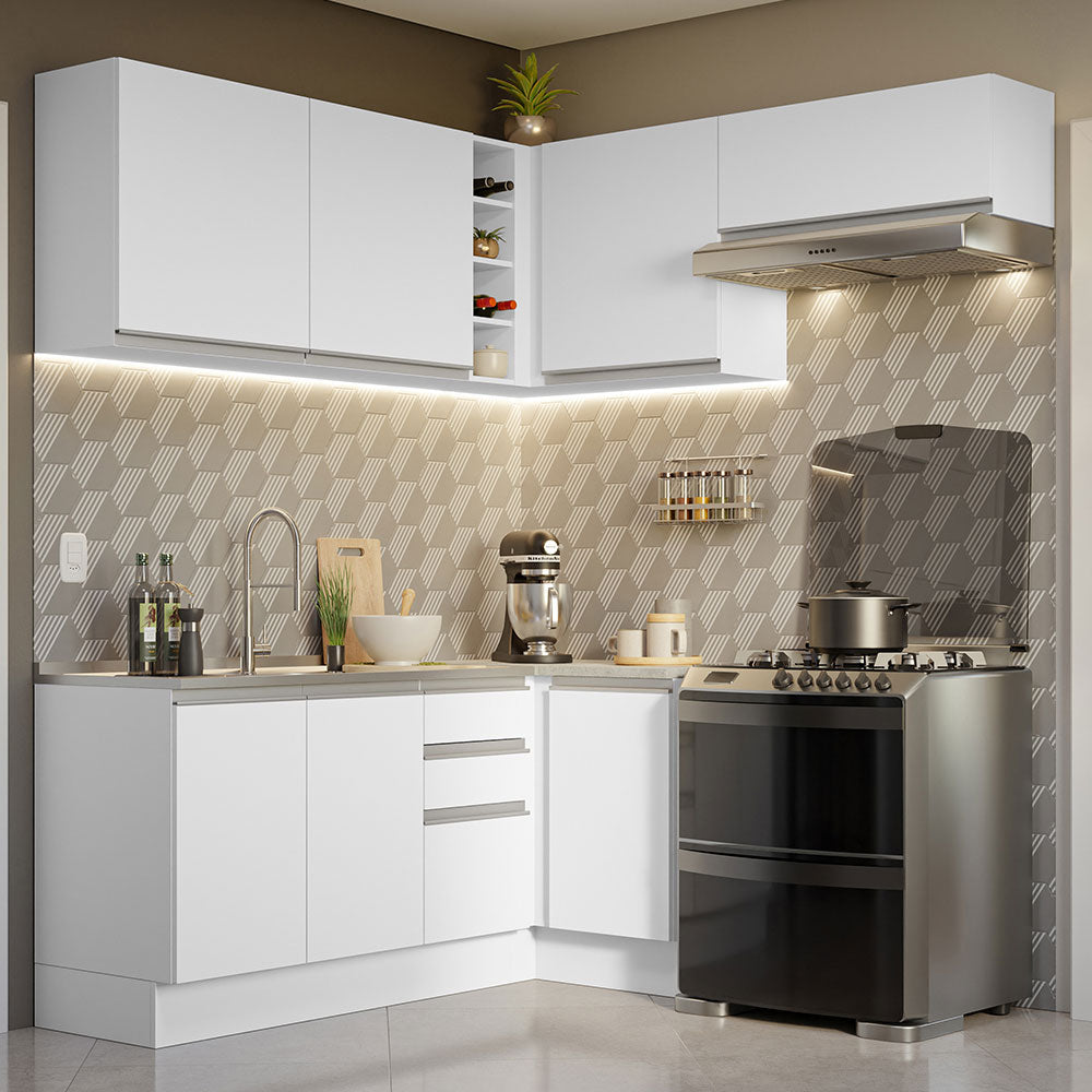 Cocina Integral de Esquina Glamy 3.50 m 07