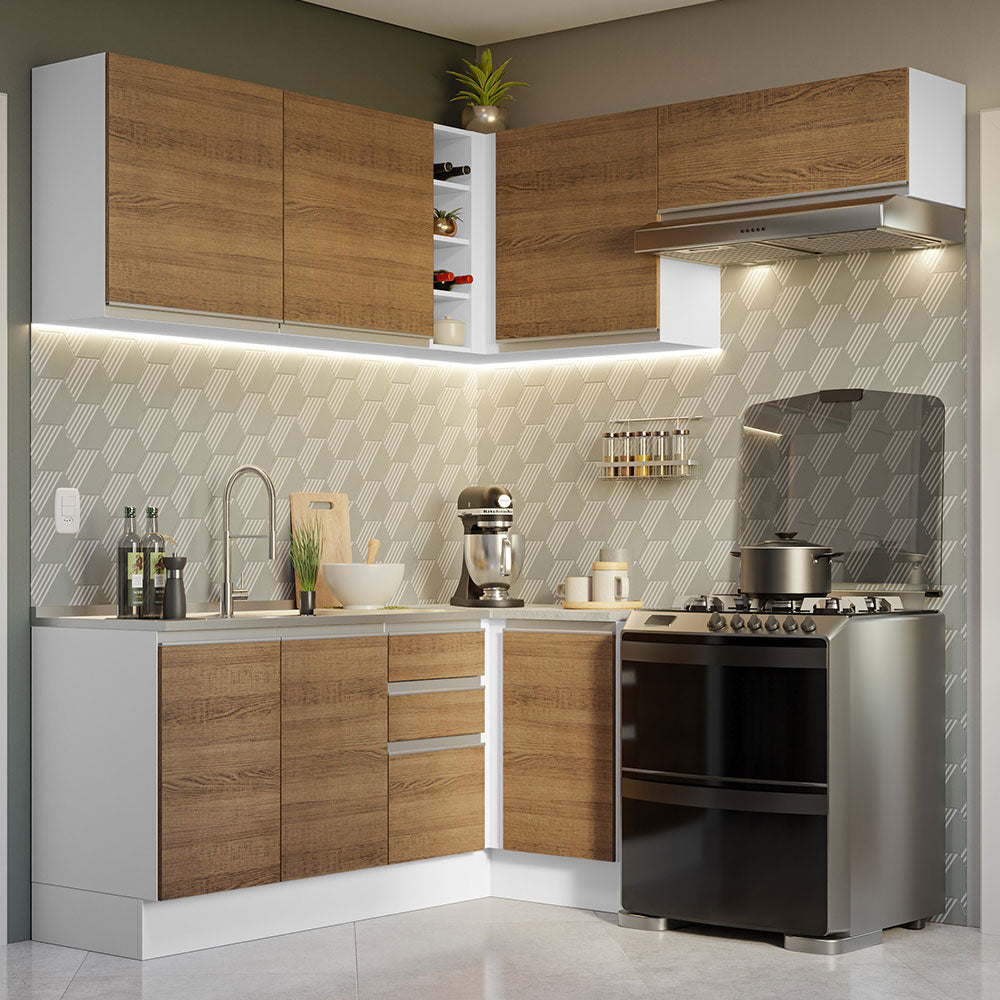Cocina Integral de Esquina Glamy 3.50 m 07