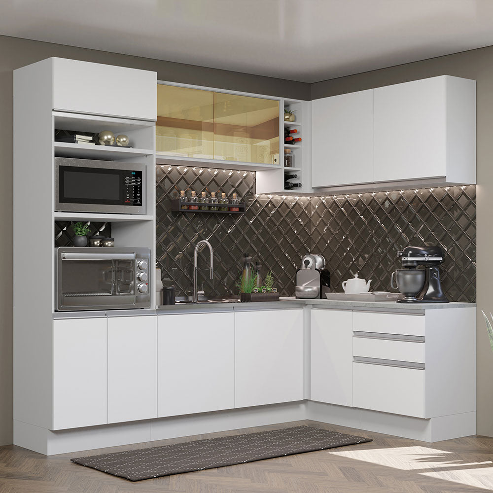 Cocina Integral de Esquina Glamy 4.00 m 02