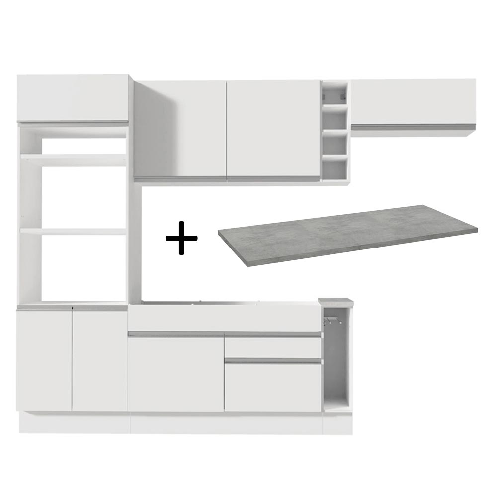 Cocina Integral Safira 2.90 m con Encimera 14