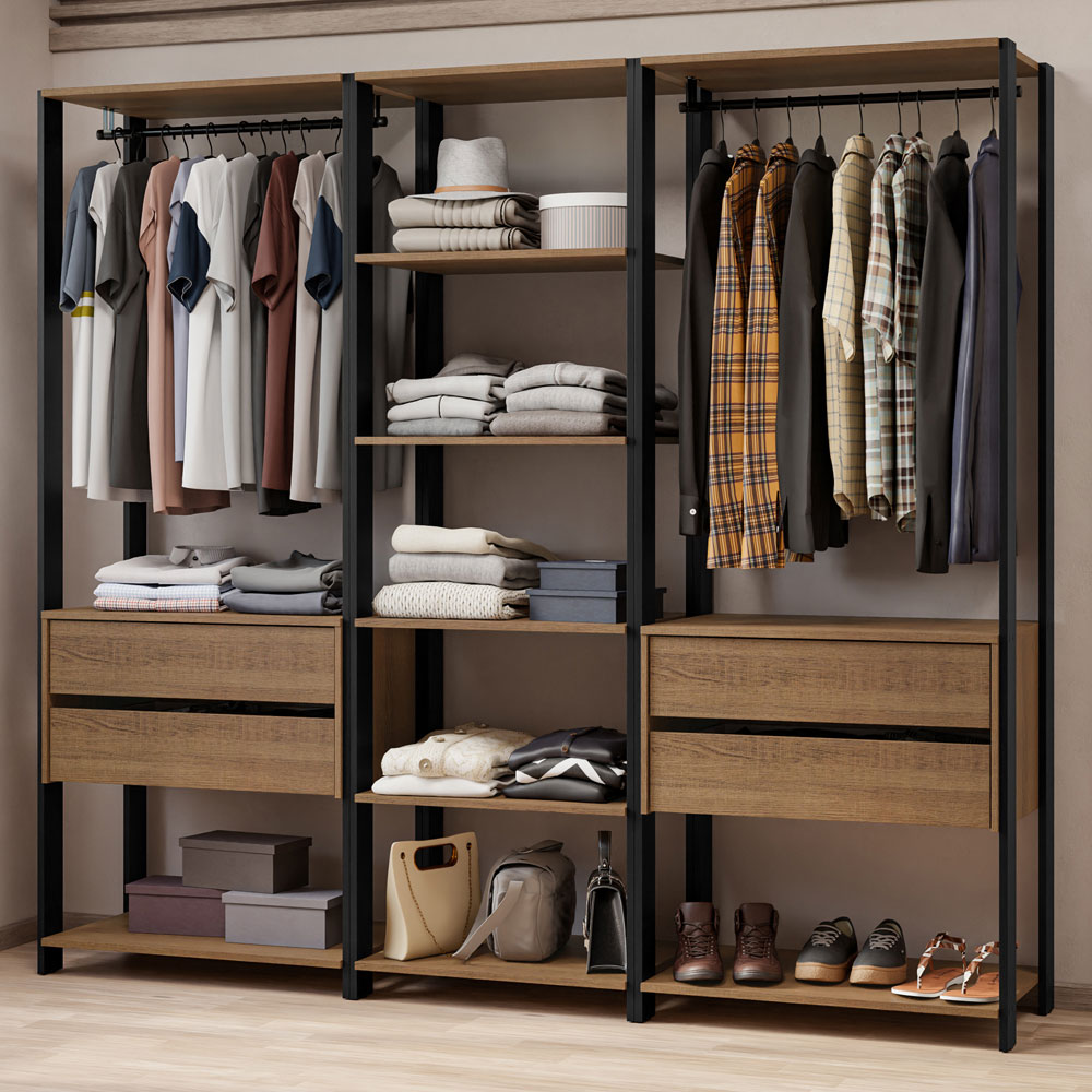 Closet Modulado Abierto Valencia 199 cm 02
