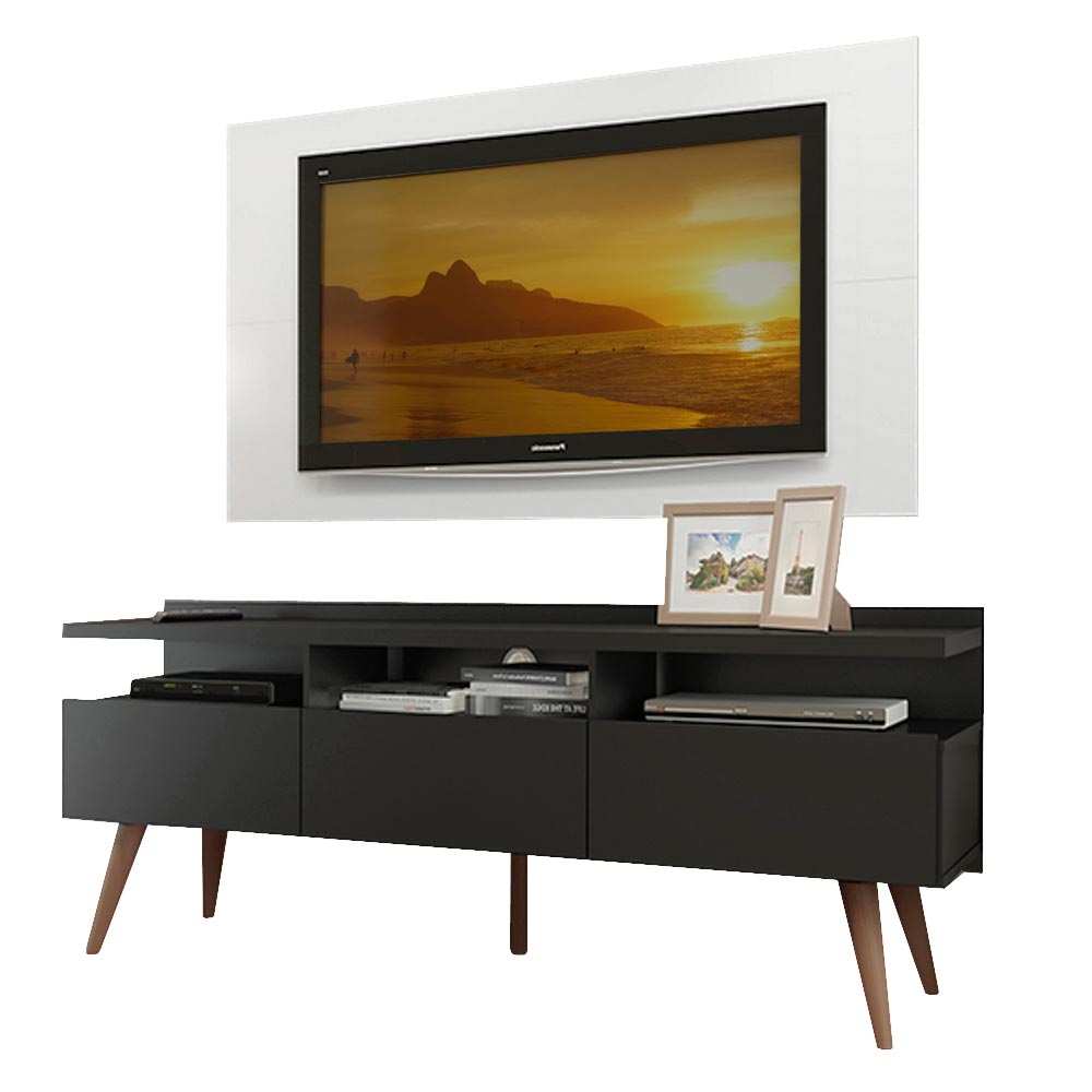 Centro Entretenimiento para TV Londres Mesa y Panel Hasta 55 Pulgadas