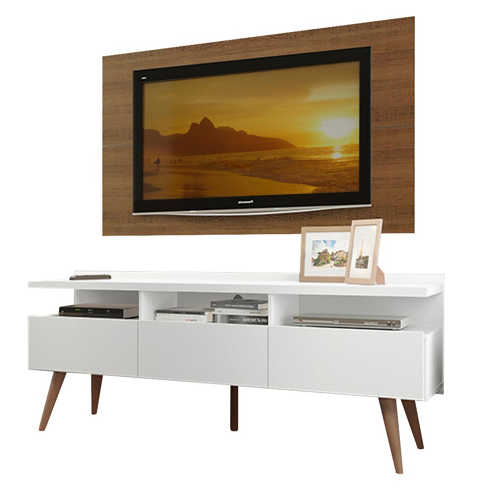 Centro Entretenimiento para TV Londres Mesa y Panel Hasta 55 Pulgadas