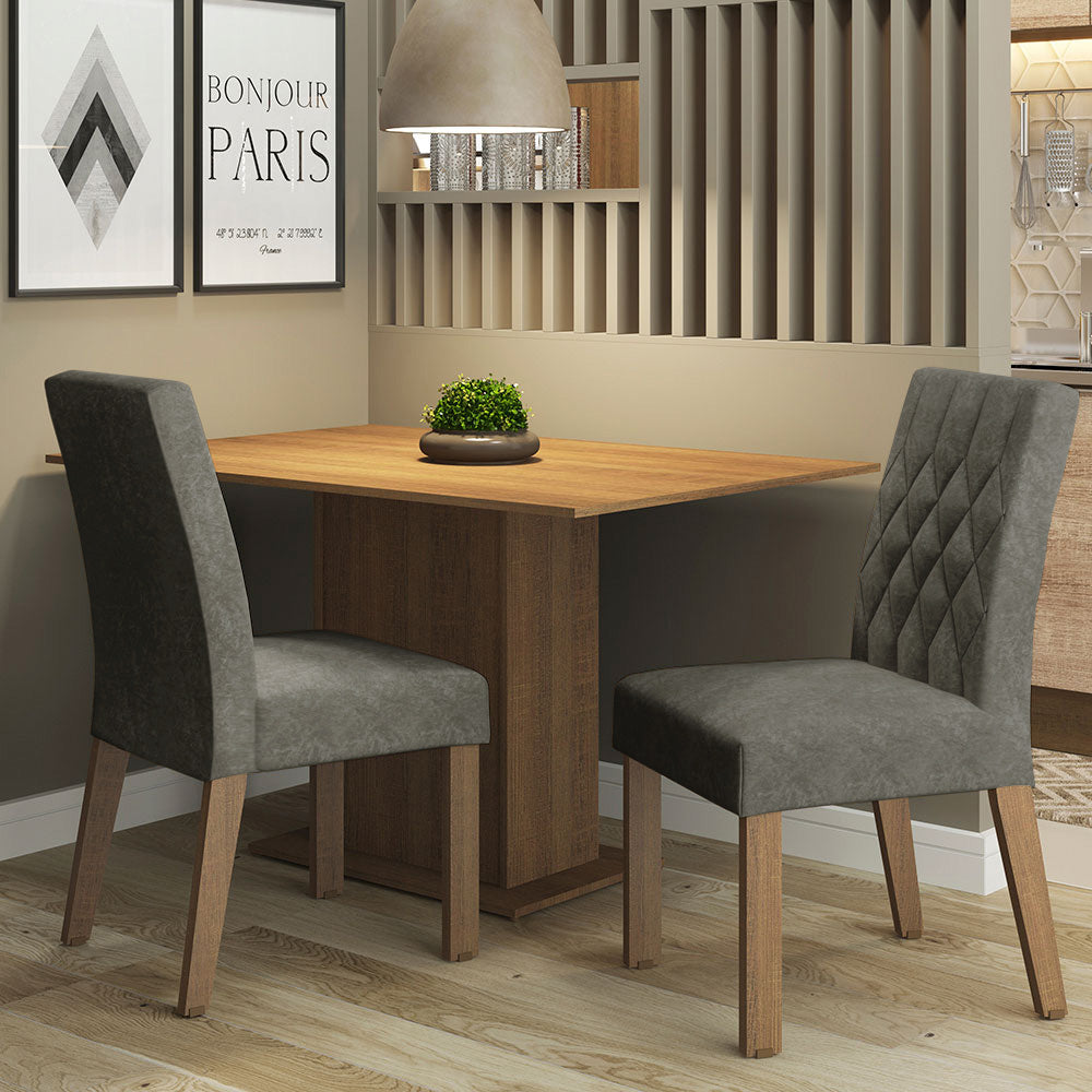 Juego de Comedor Tainá con 2 Sillas