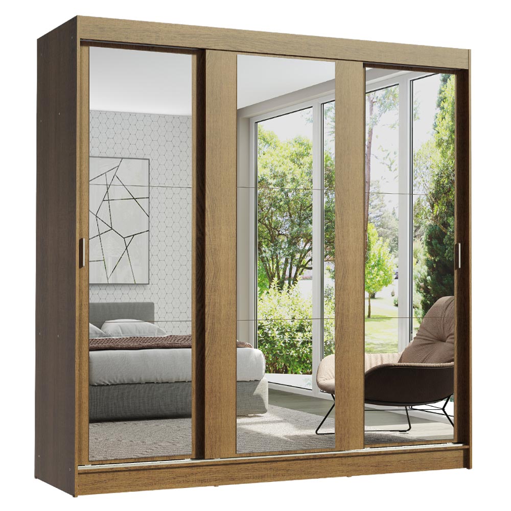 Closet Reno 3 Puertas Corredizas con Espejos