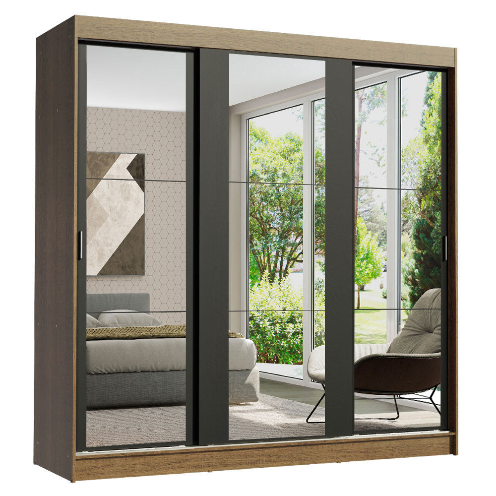 Closet Reno 3 Puertas Corredizas con Espejos