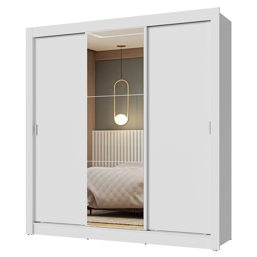 Closet Nobre 3 Puertas Corredizas 1 Espejo