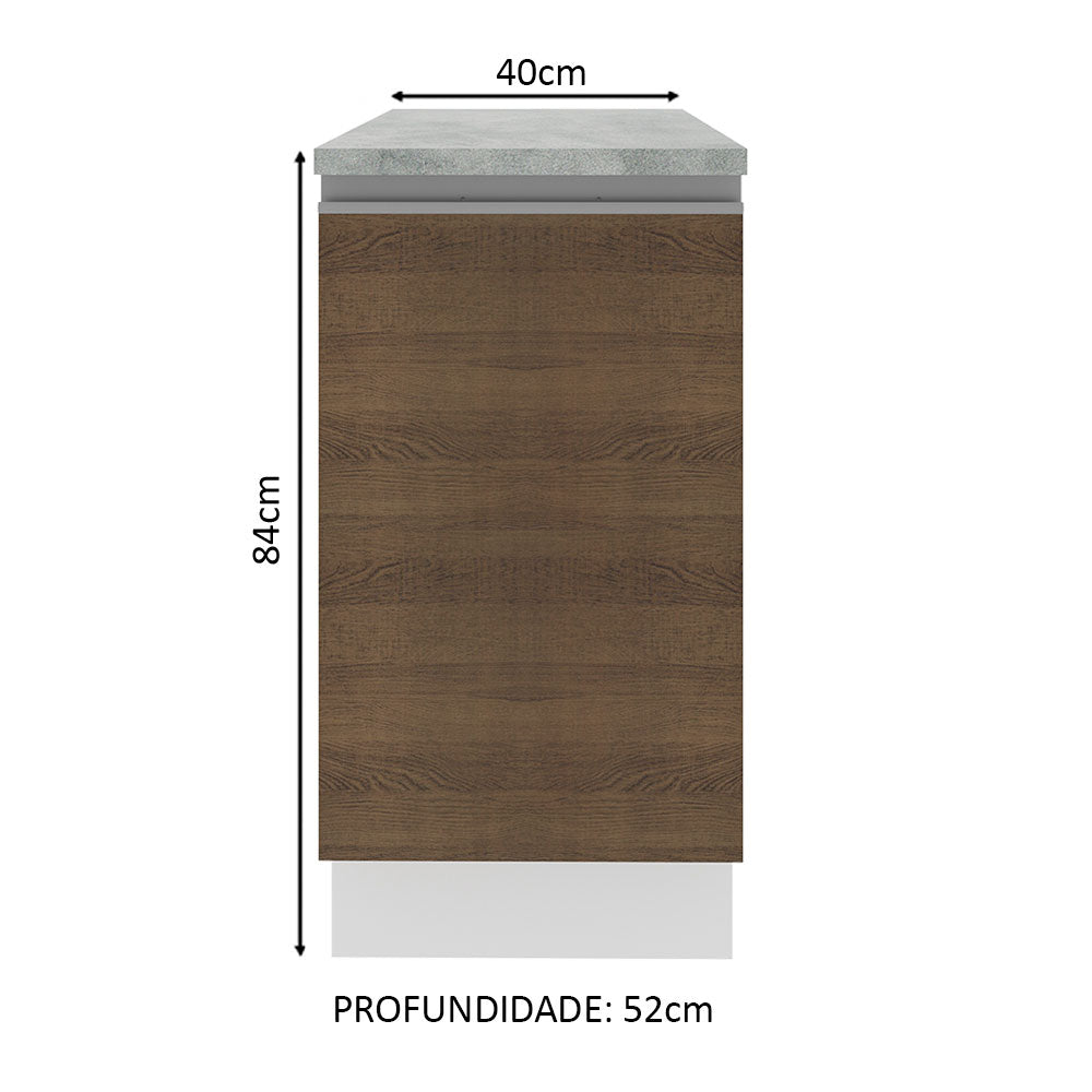 Mueble de Cocina Bajo Glamy 40 cm 1 Puerta