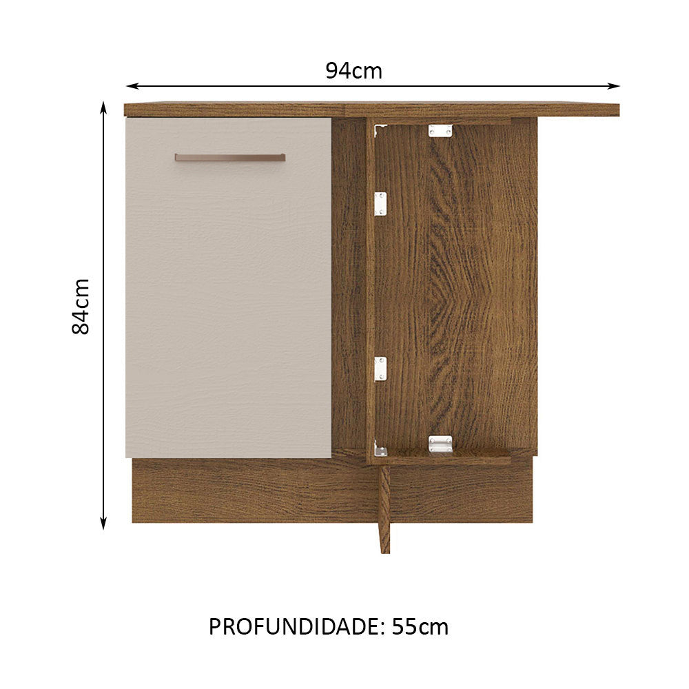 Mueble de Cocina Bajo de Esquina Agata 1 Puerta