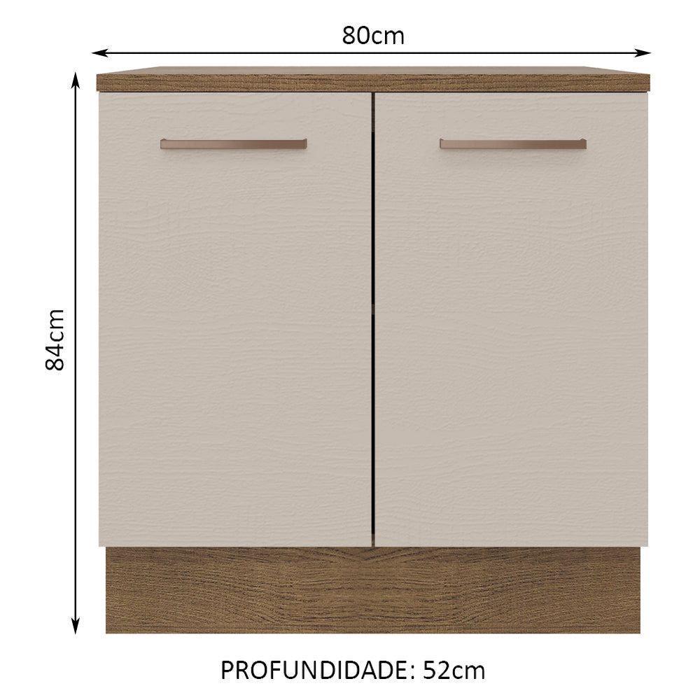 Mueble de Cocina Bajo Agata 80 cm 2 Puertas