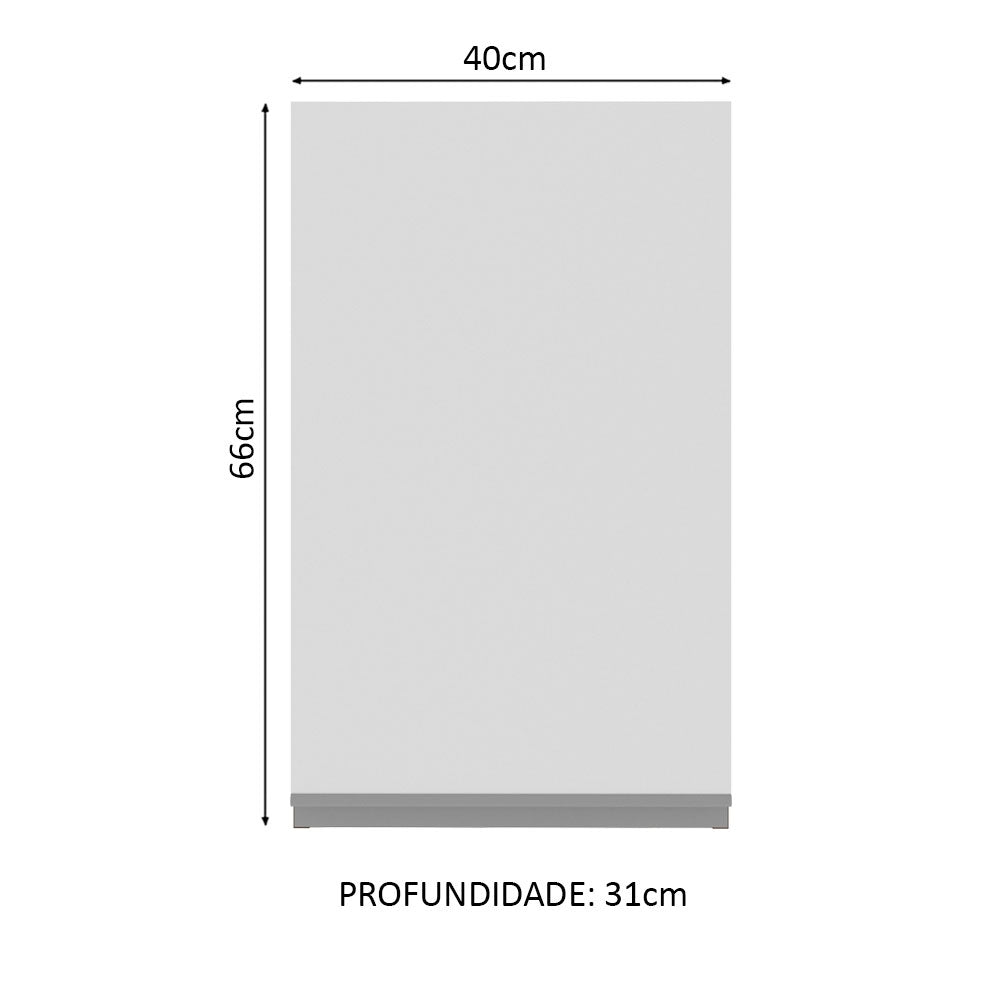 Mueble de Cocina Superior Glamy 40 cm 1 Puerta