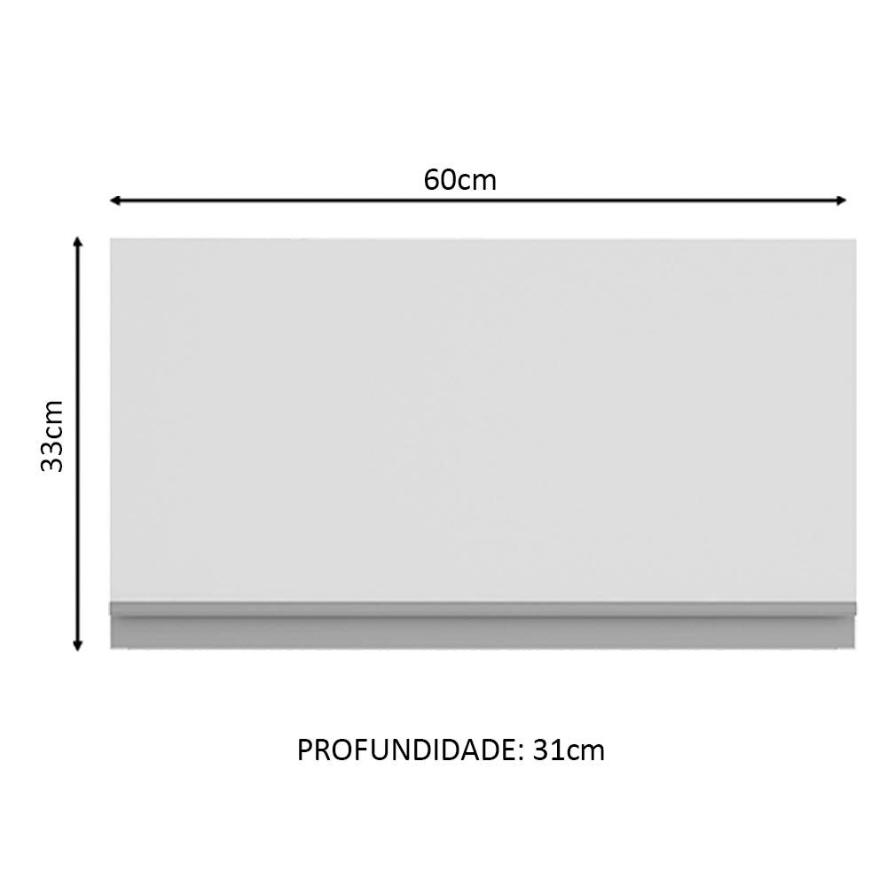 Mueble de Cocina Superior Glamy 60 cm 1 Puerta Abatible