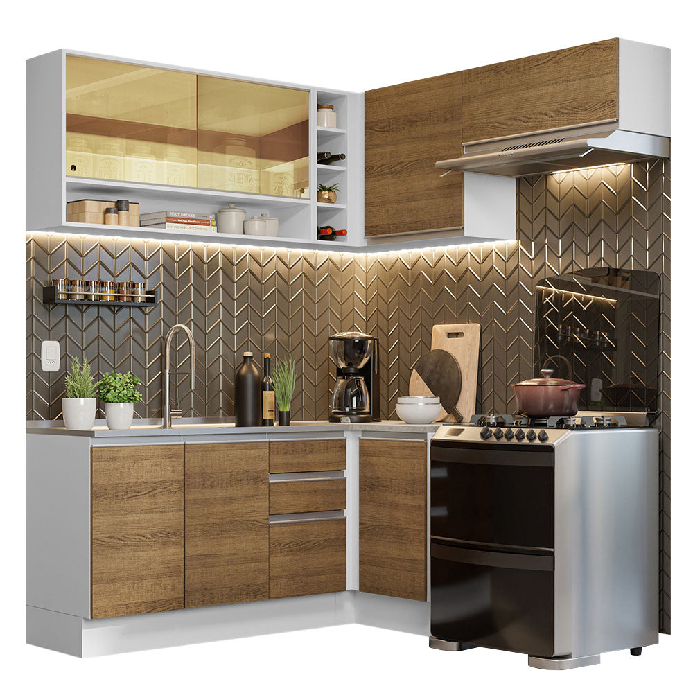 Cocina Integral de Esquina Glamy 3.50 m 06