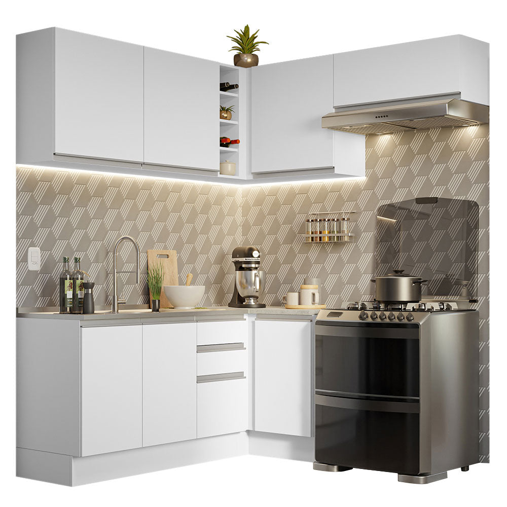 Cocina Integral de Esquina Glamy 3.50 m 07