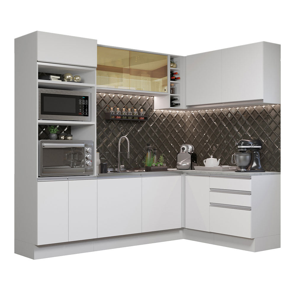 Cocina Integral de Esquina Glamy 4.00 m 02