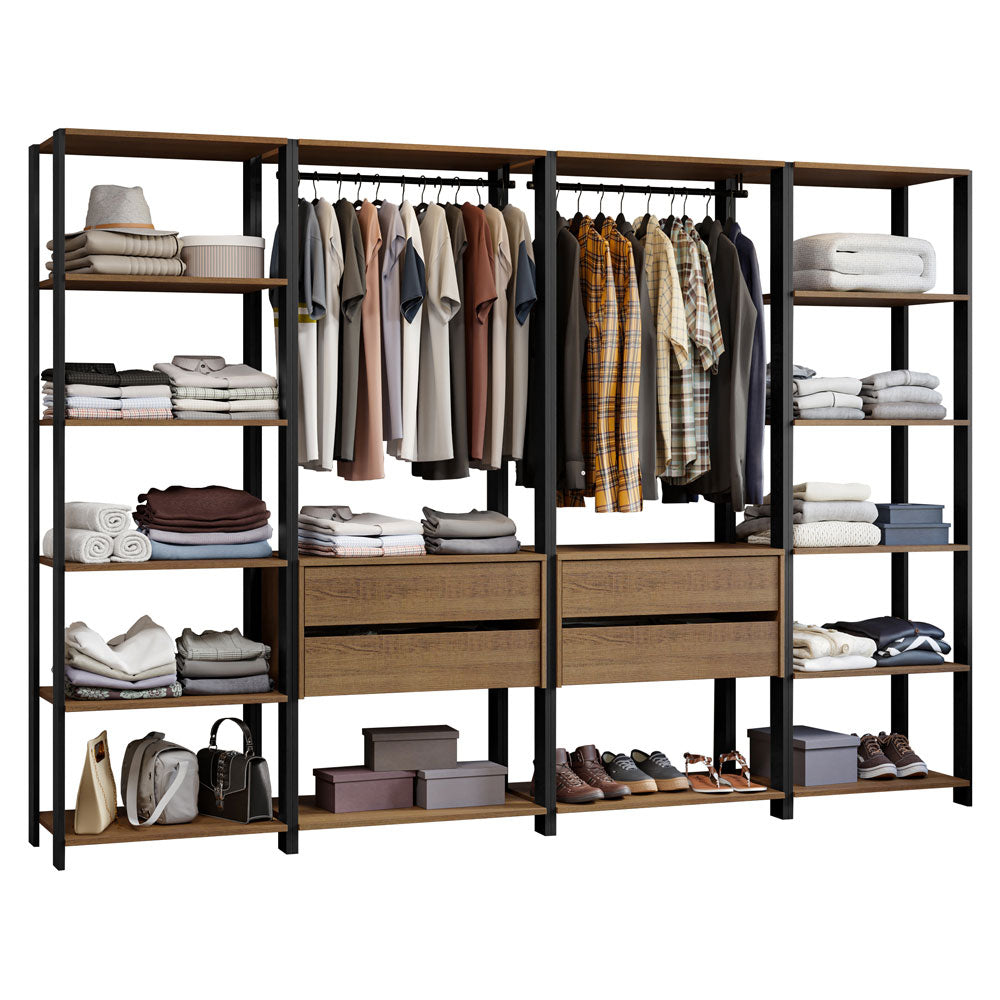 Closet Modulado Abierto Valencia 258 cm 01