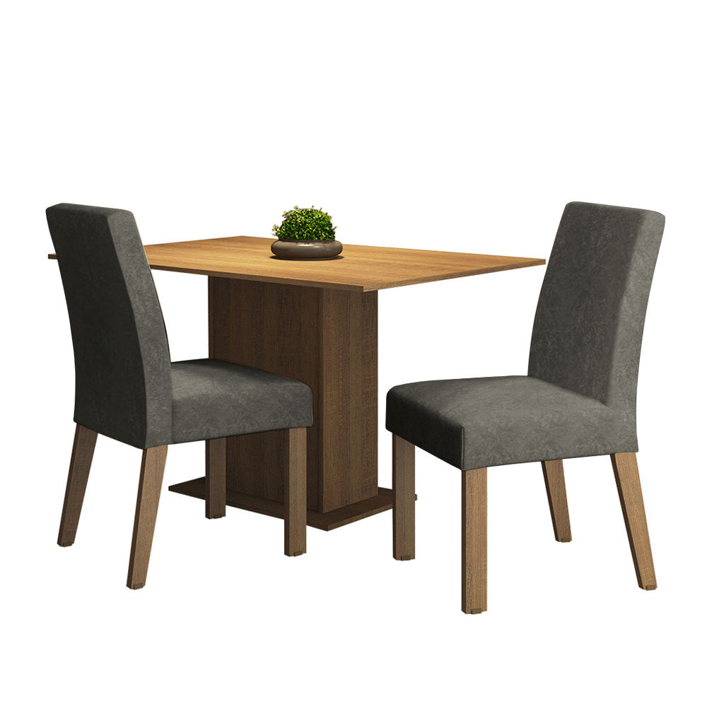 Juego de Comedor Manu con 2 Sillas