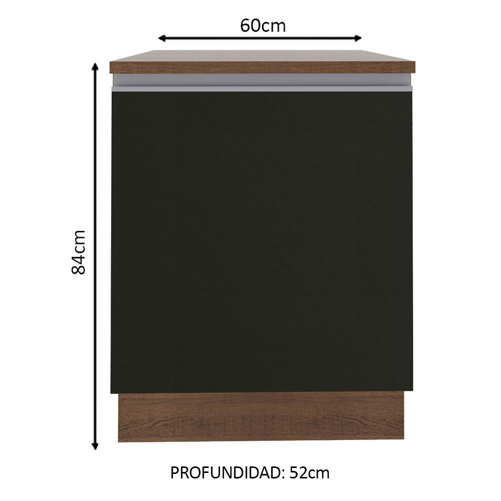 Mueble de Cocina Bajo Glamy 60 cm 1 Puerta