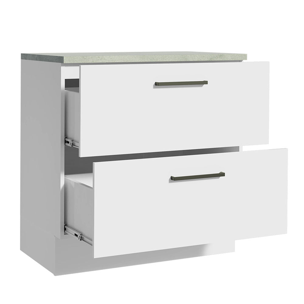 Mueble de Cocina Bajo Agata 80 cm 2 Cajones