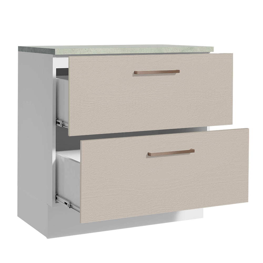 Mueble de Cocina Bajo Agata 80 cm 2 Cajones
