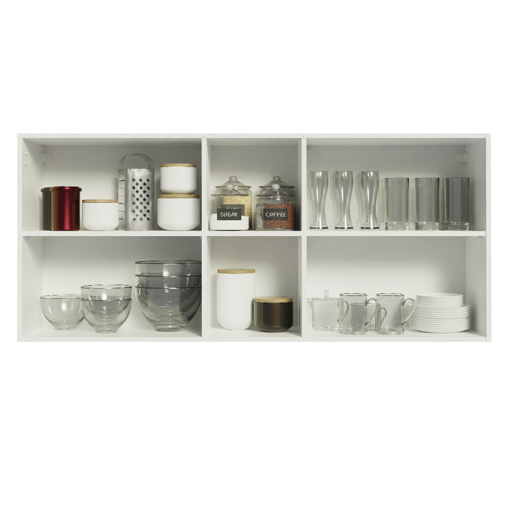 Mueble de Cocina Superior Glamy 1.50 m 2 Puertas 2 Nichos Centrales