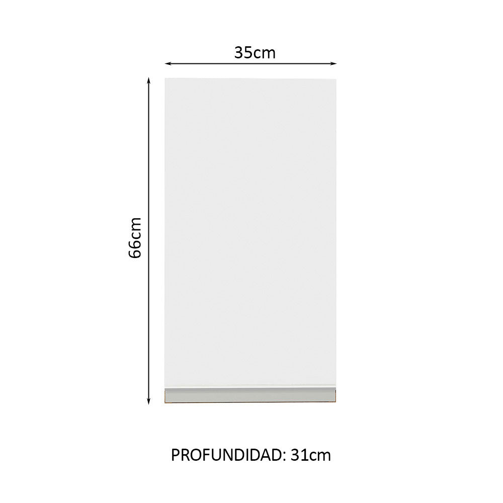 Mueble de Cocina Superior Glamy 35 cm 1 Puerta