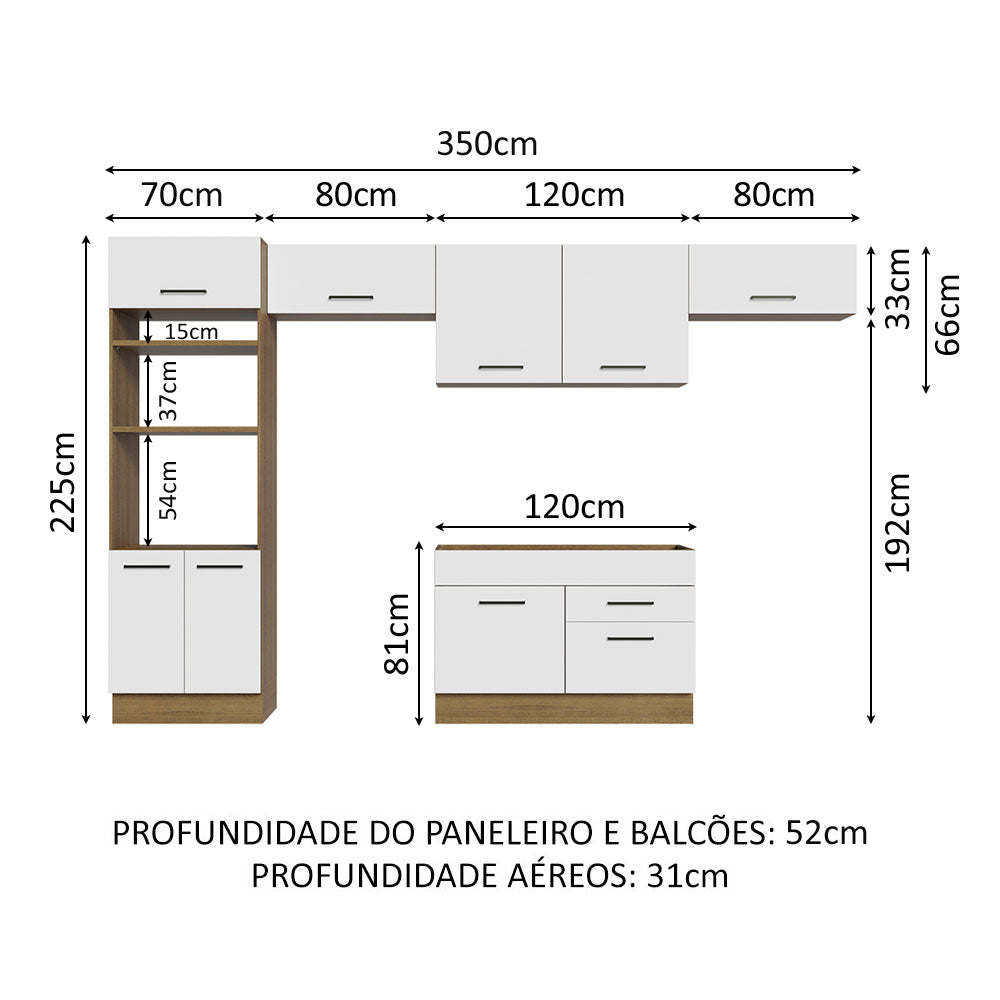Cocina Integral Agata 3.50 Metros 01