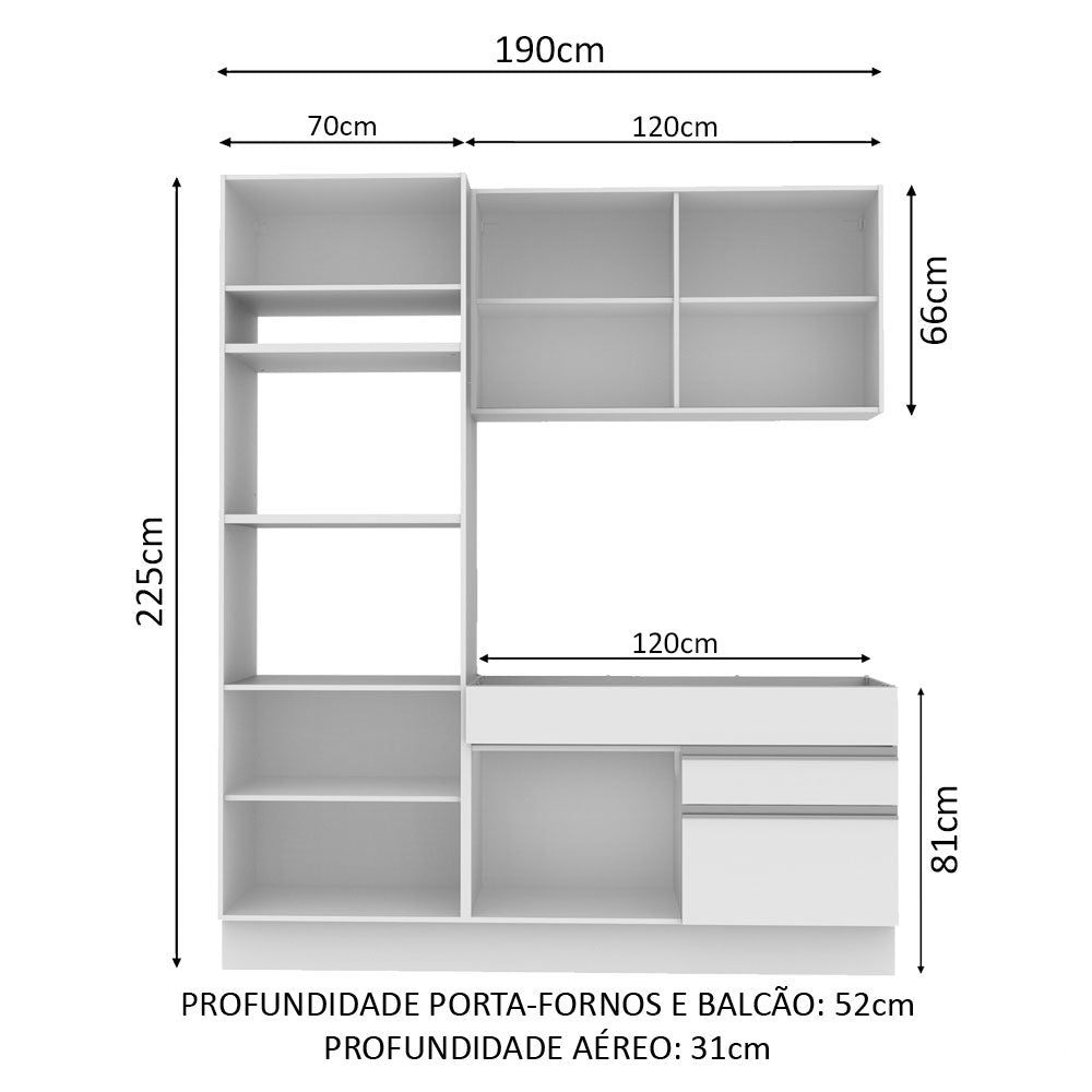 Cocina Integral Lívia 1.90 Metros