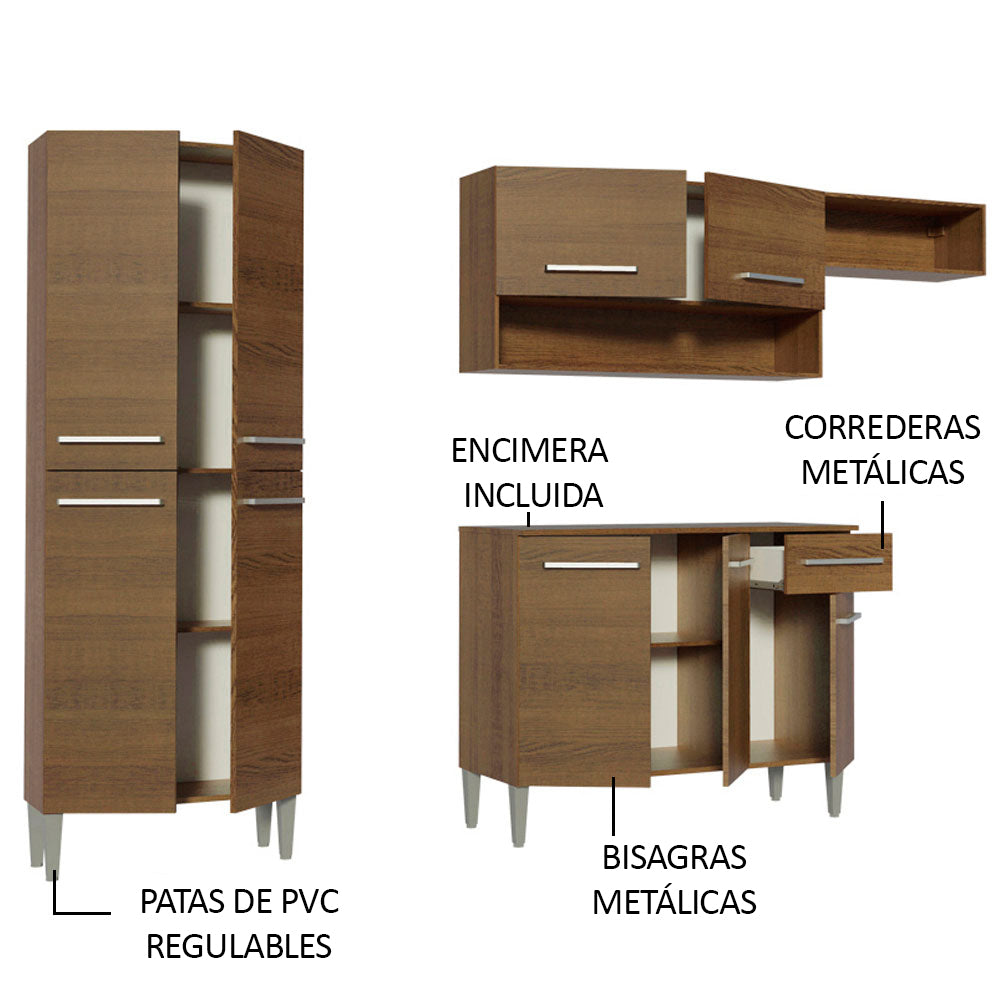 Cocina Integral Emilly Top 2.30 Metros