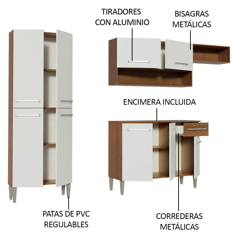 Cocina Integral Emilly Top 2.30 Metros
