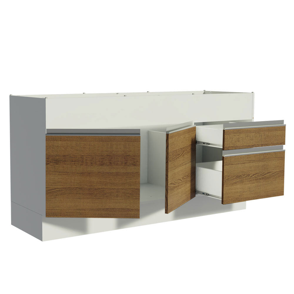 Mueble de Cocina Bajo Glamy 1.50 m 2 Puertas 2 Cajones