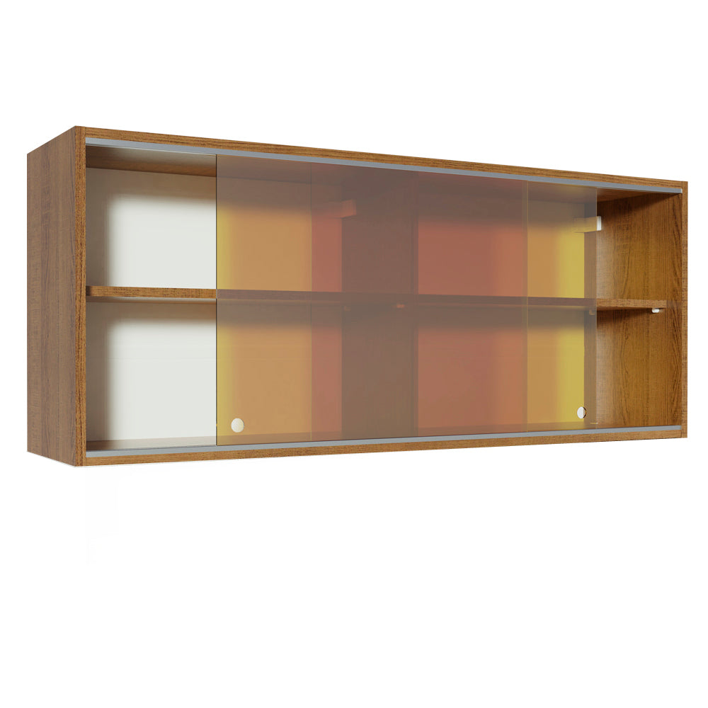 Mueble de Cocina Superior 1.20m 2 Puertas Corredizas de Cristal Reflex