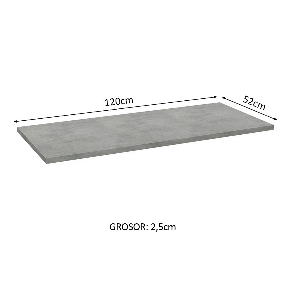 Mesón para Mueble de Cocina 120 cm x 52 cm