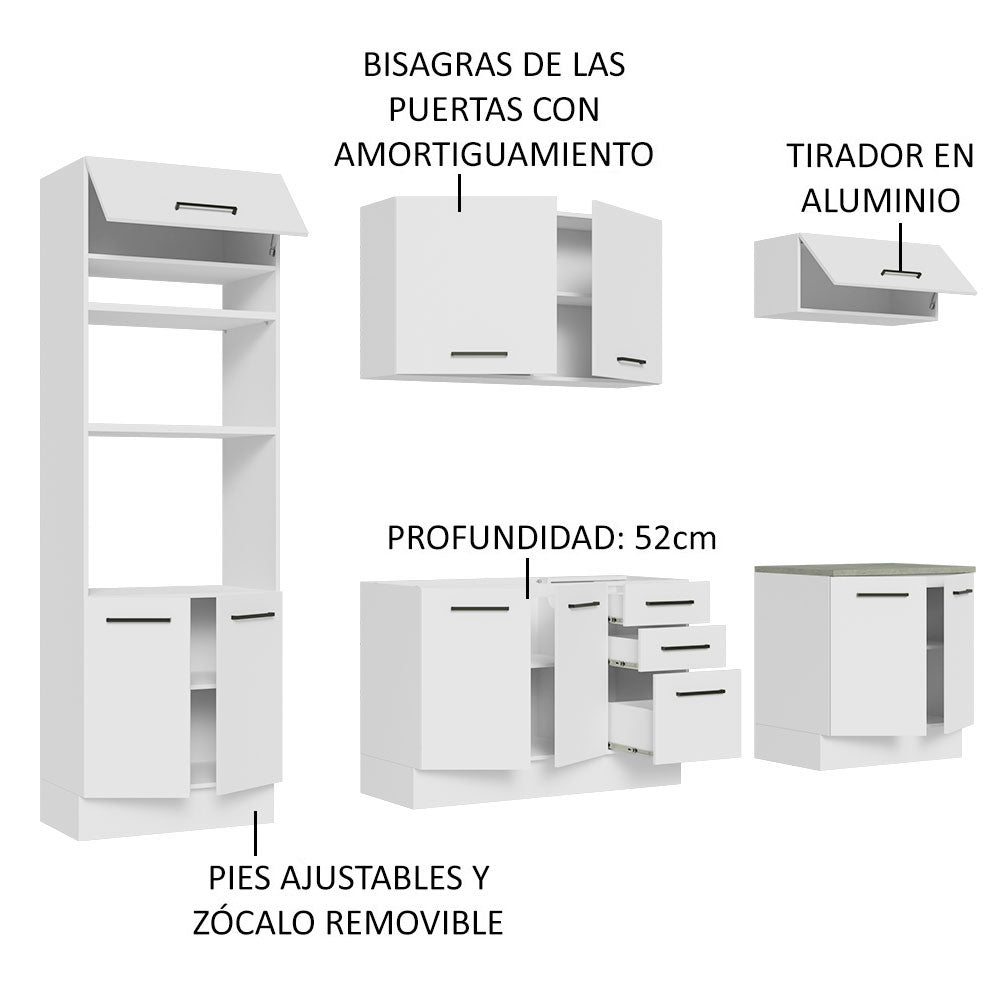 Cocina Integral Agata 2.70 Metros 01