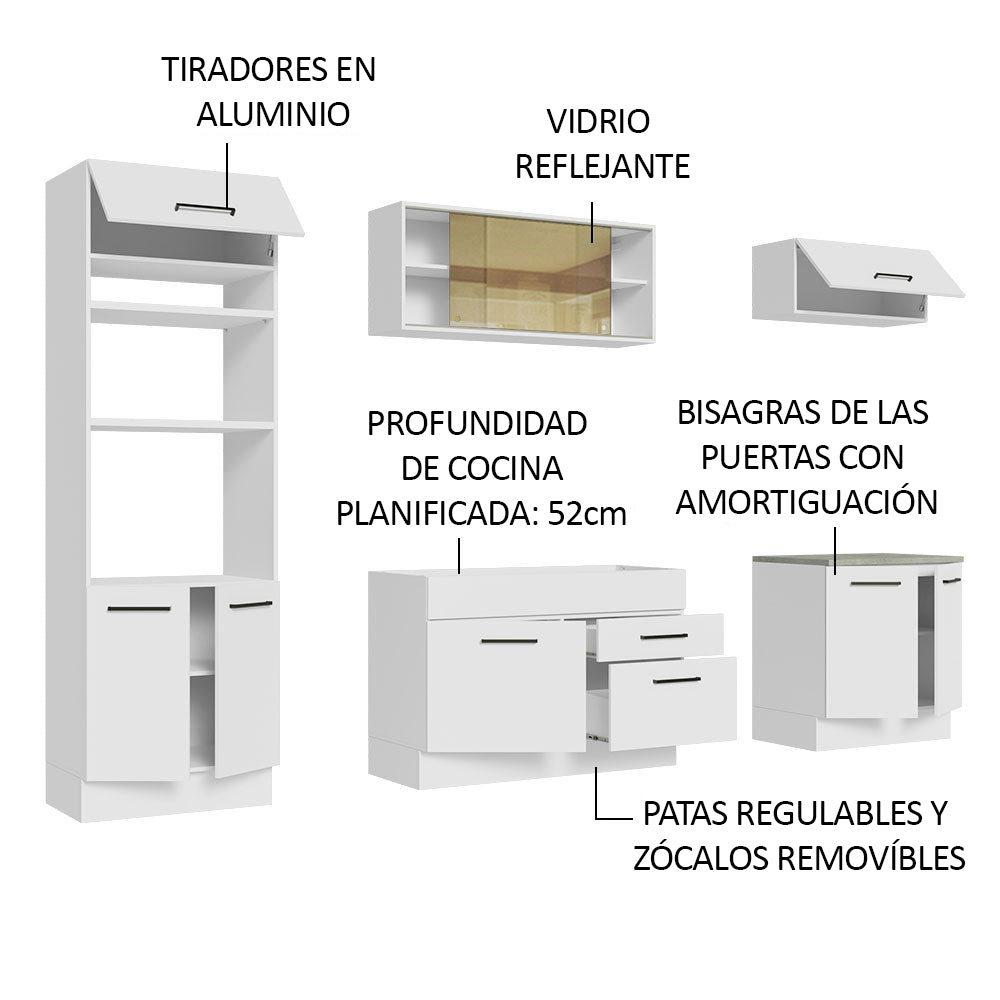 Cocina Integral Agata 2.70 Metros 03