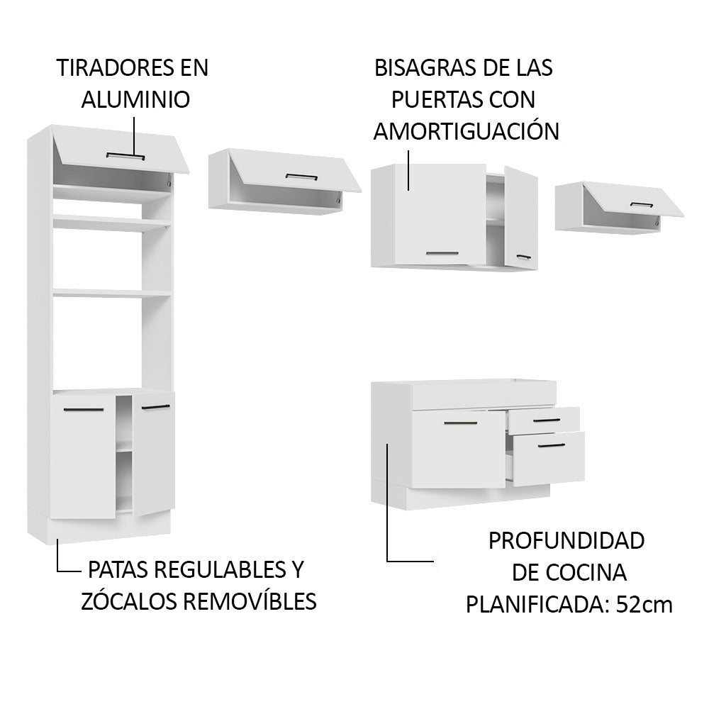 Cocina Integral Agata 3.50 Metros 01