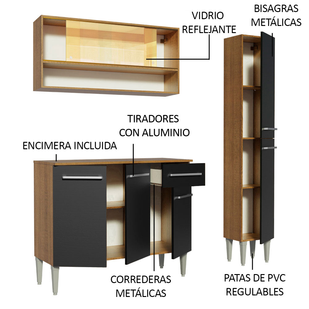 Cocina Integral Emilly Art 1.40 Metros 04