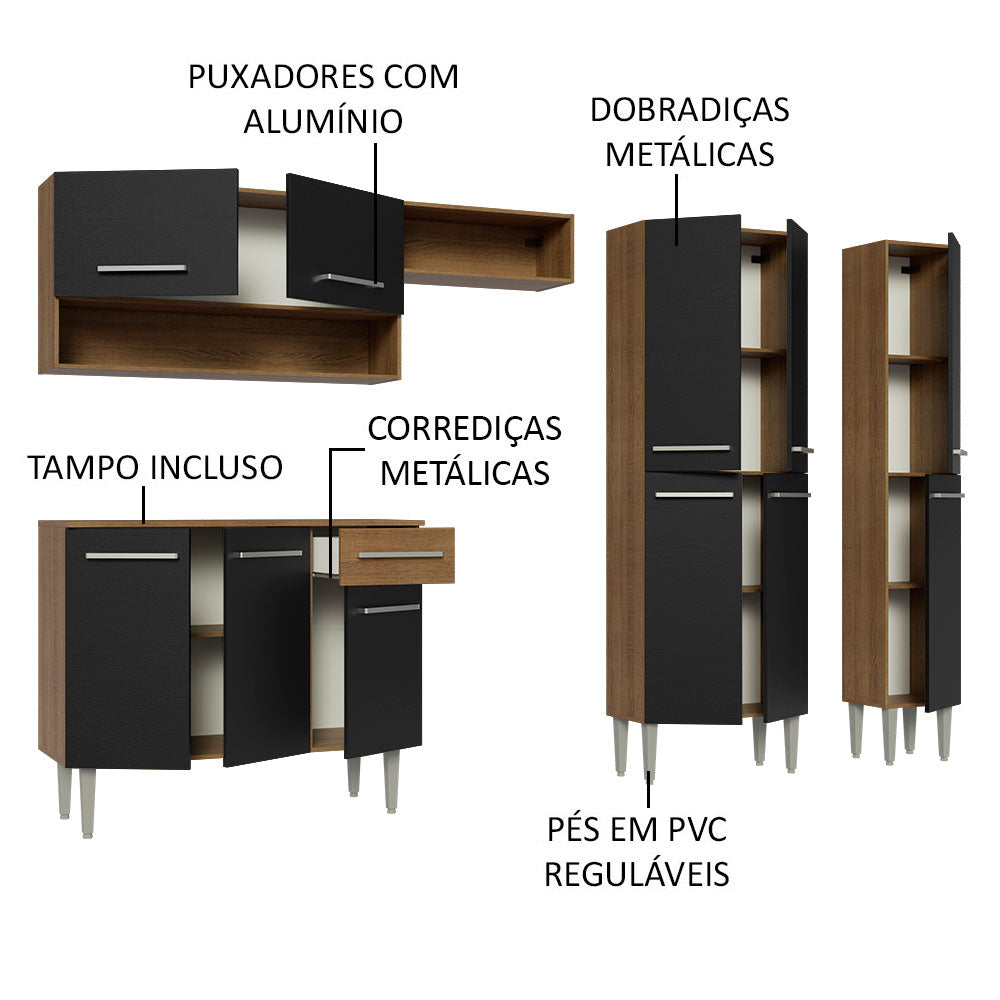Cocina Integral Emilly 2.60 Metros 02