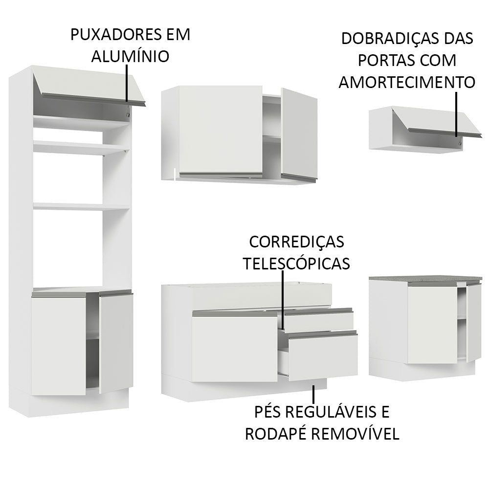 Cocina Integral Glamy 2.70 Metros 13