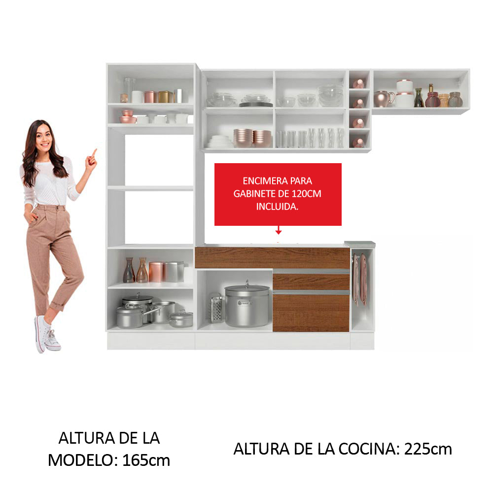 Cocina Integral Safira 2.90 m con Encimera 14