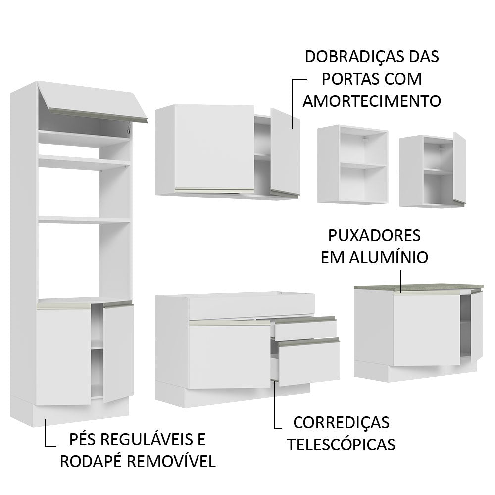 Cocina Integral Glamy 3.10 Metros 02