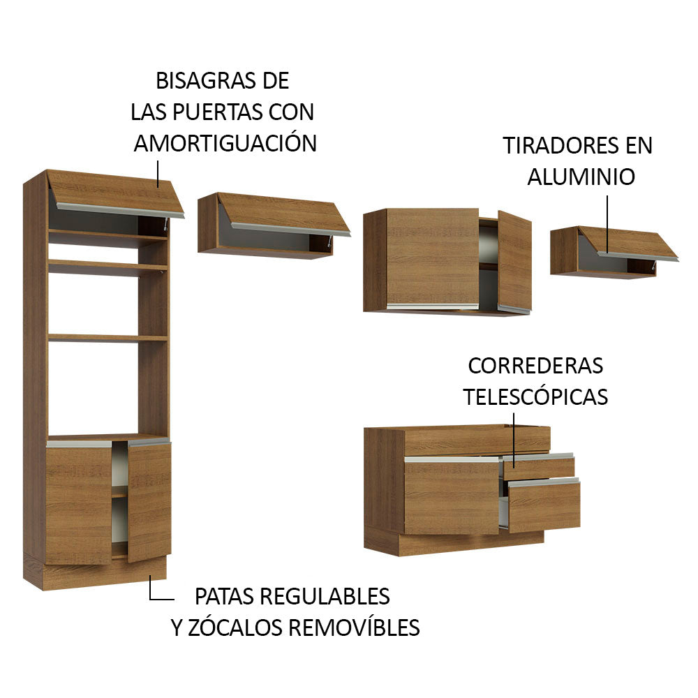 Cocina Integral Glamy 3.50 Metros