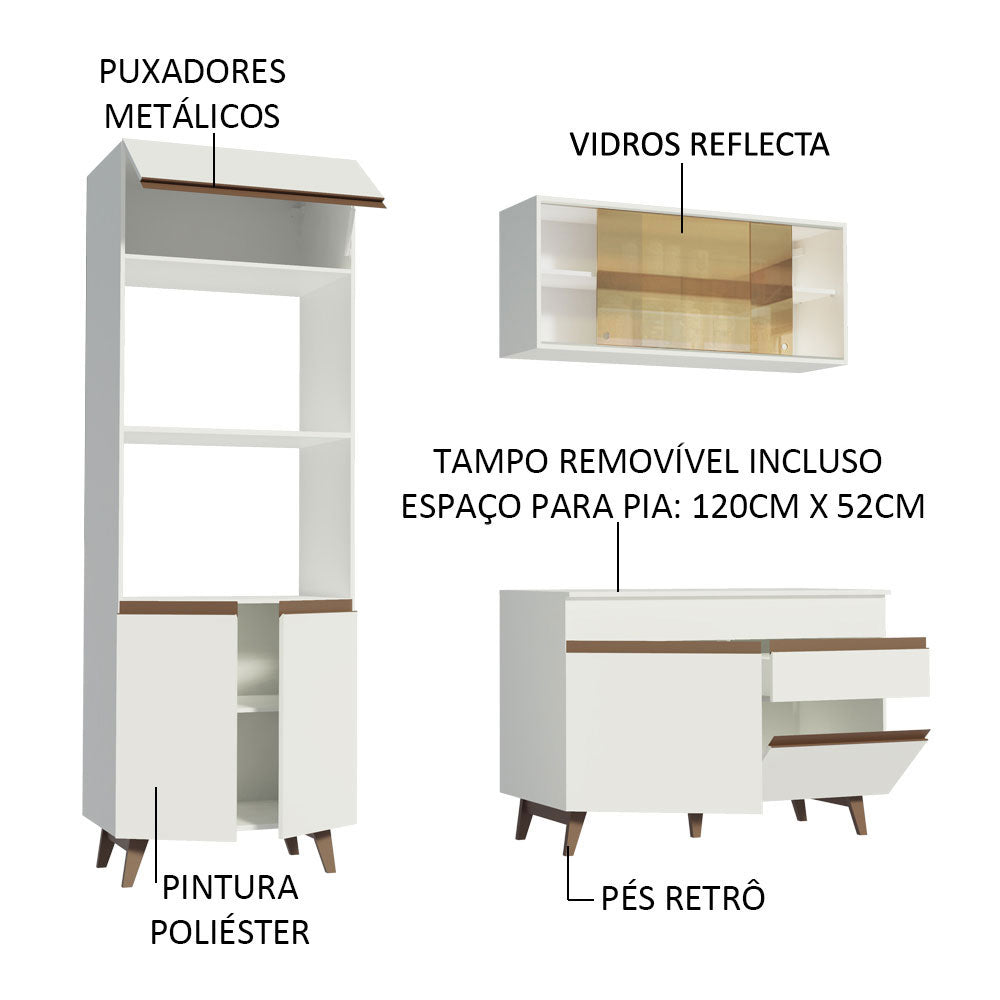 Cocina Integral Reims 1.90 m con Encimera 02
